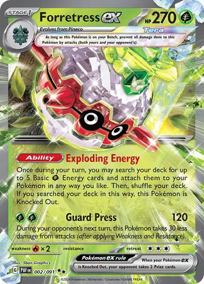 #002 Forretress EX