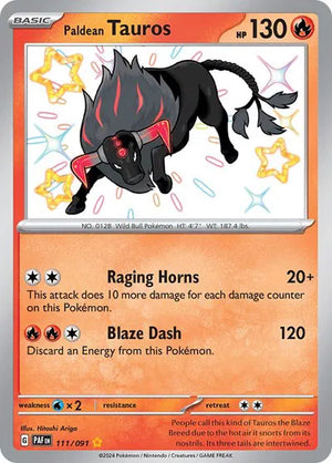 #111 Paldean Tauros