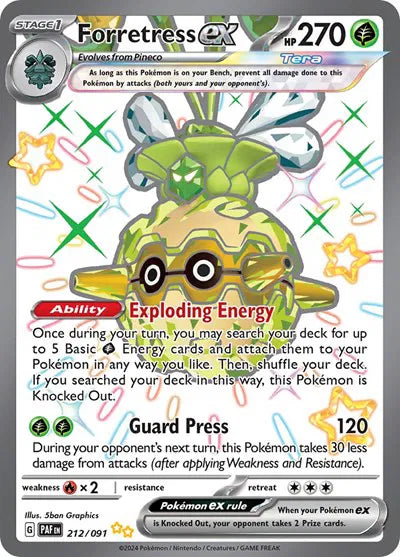 #212 Forretress EX