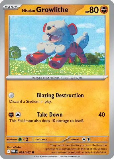 #099 Hisuian Growlithe