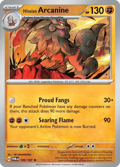#100 Hisuian Arcanine