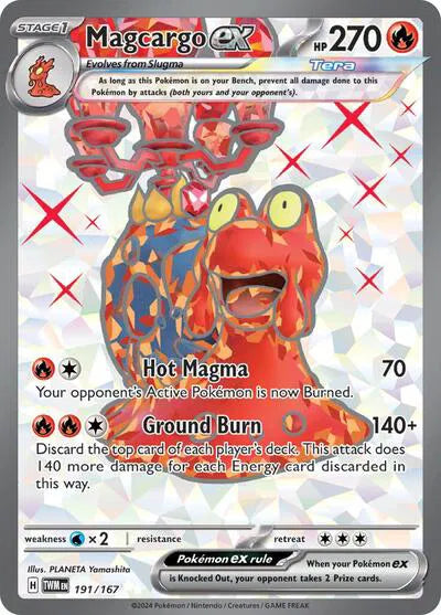 #191 Magcargo EX