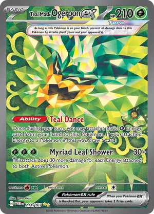 #211 Teal Mask Ogerpon EX