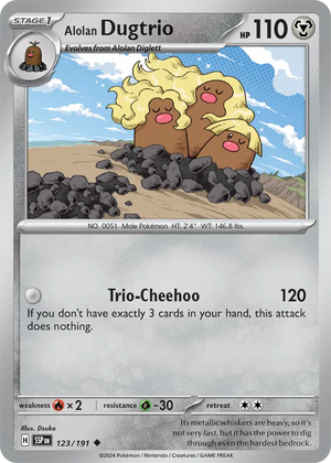 #123 Alolan Dugtrio