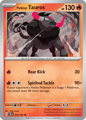 #018 Paldean Tauros