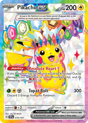 #219 Pikachu EX