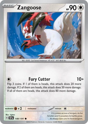 #149 Zangoose