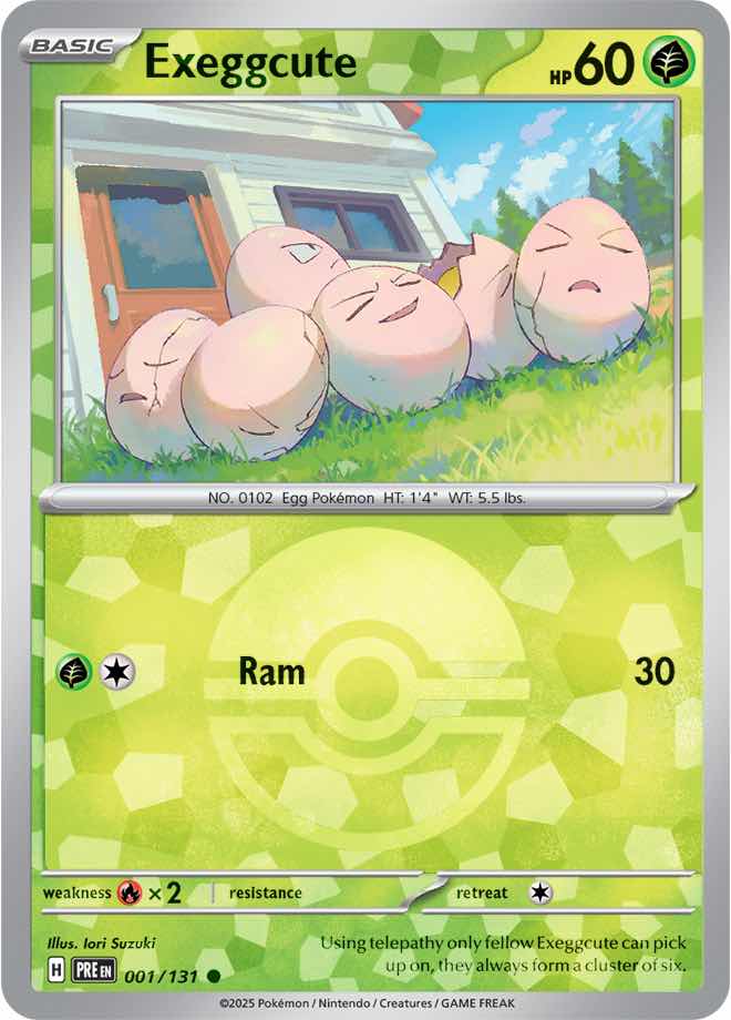 #001 Exeggcute