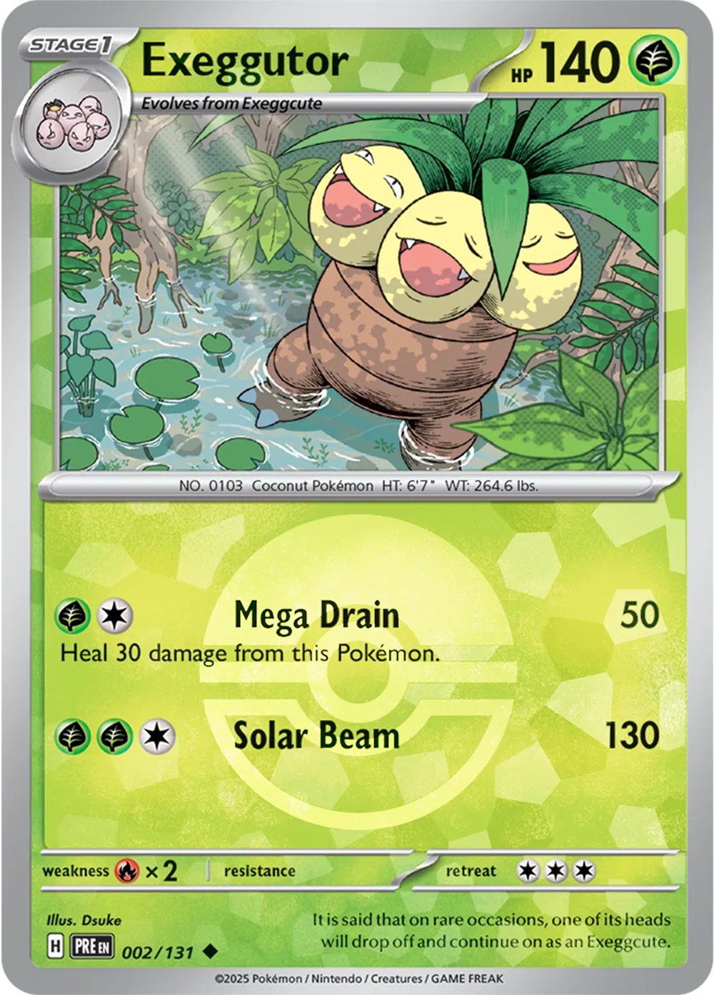 #002 Exeggutor