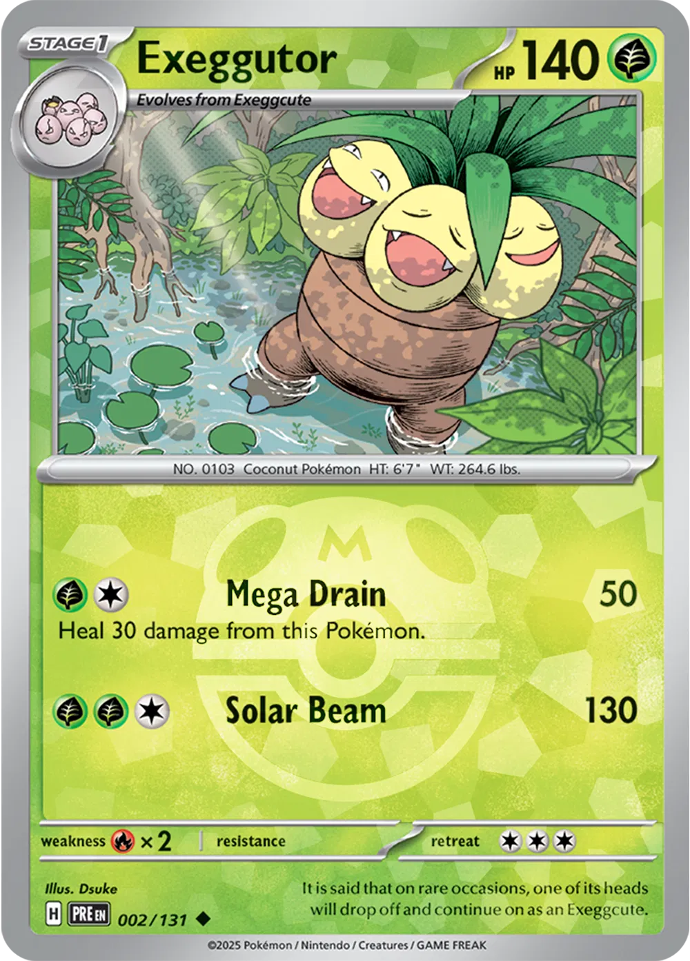 #002 Exeggutor