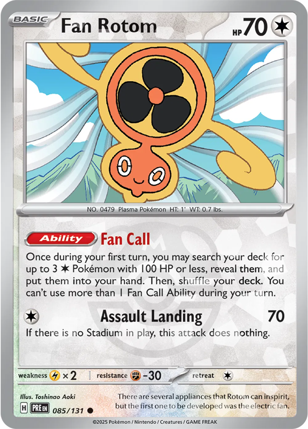 #085 Fan Rotom
