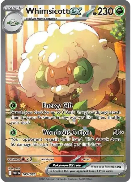 #165 Whimsicott EX