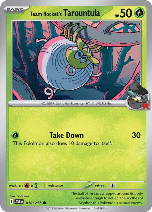 #018 Team Rocket's Tarountula