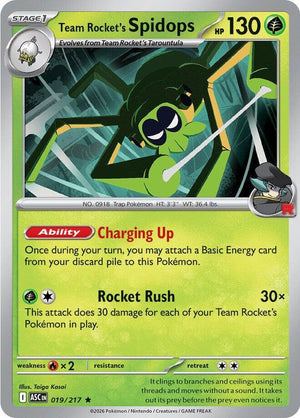 #019 Team Rocket's Spidops