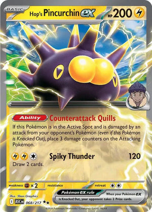 #068 Hop's Pincurchin EX