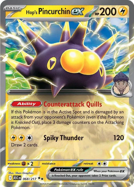 #068 Hop's Pincurchin EX