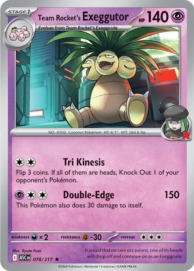 #078 Team Rocket's Exeggutor