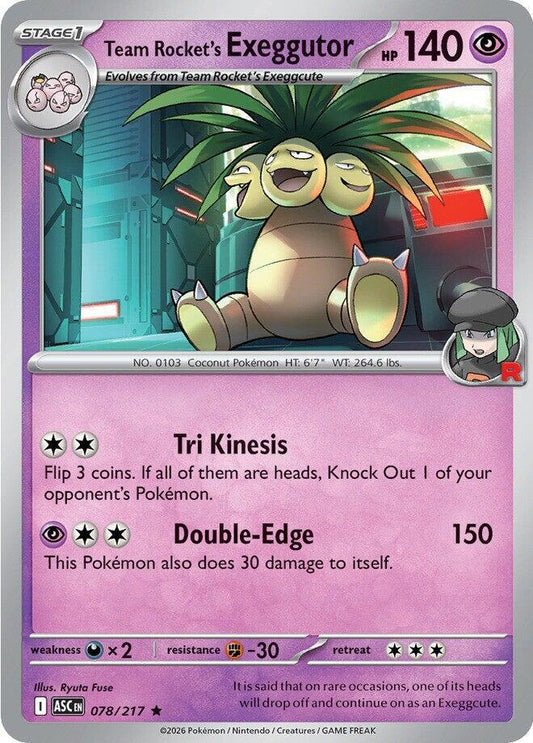 #078 Team Rocket's Exeggutor