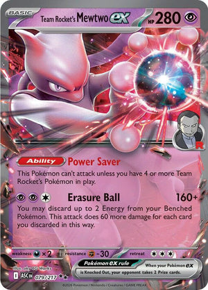 #079 Team Rocket's Mewtwo EX