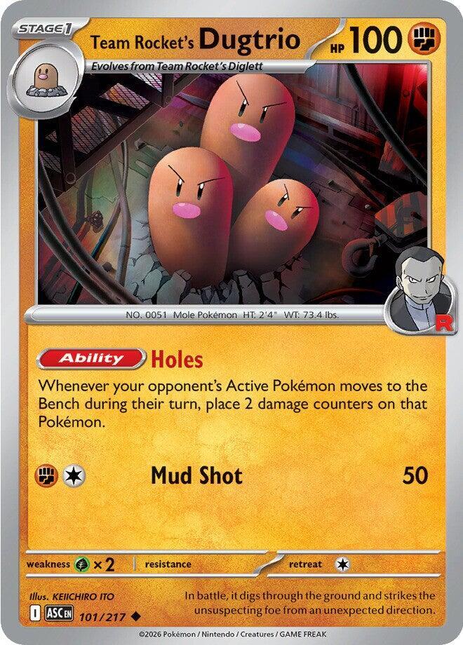 #101 Team Rocket's Dugtrio
