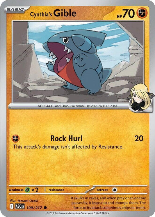 #109 Cynthia's Gible