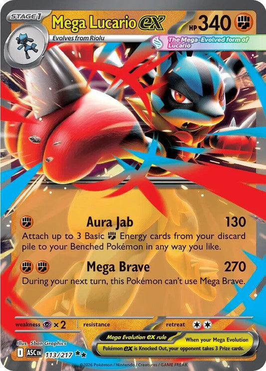#113 Mega Lucario EX