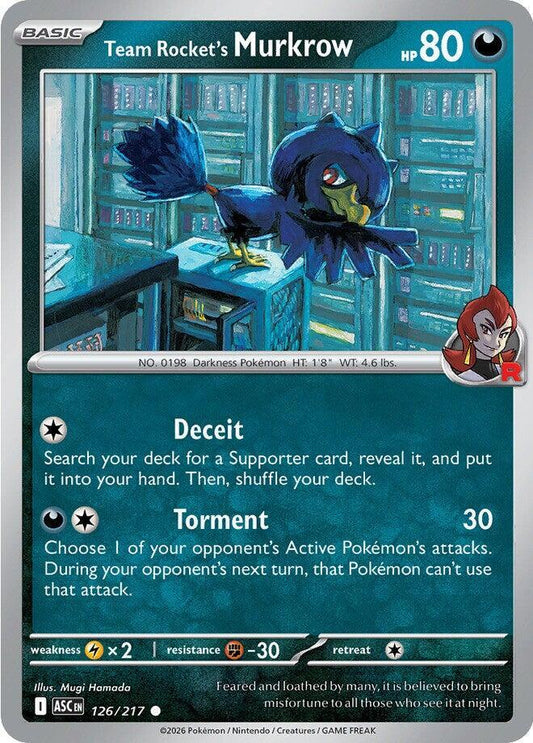 #126 Team Rocket's Murkrow
