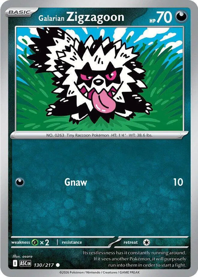 #130 Galarian Zigzagoon
