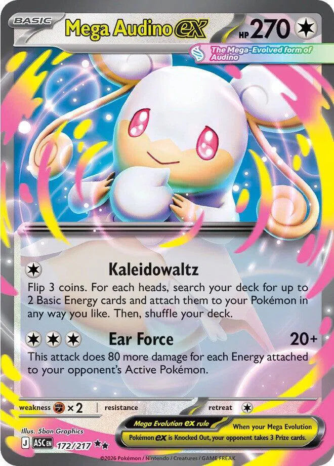 #172 Mega Audino EX