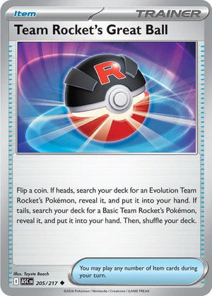 #205 Team Rocket's Great Ball