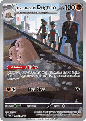 #239 Team Rocket's Dugtrio