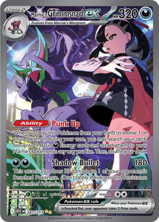 #287 Marnie's Grimmsnarl EX