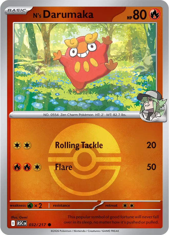#032 N's Darumaka