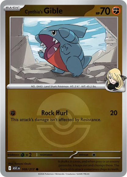 #109 Cynthia's Gible