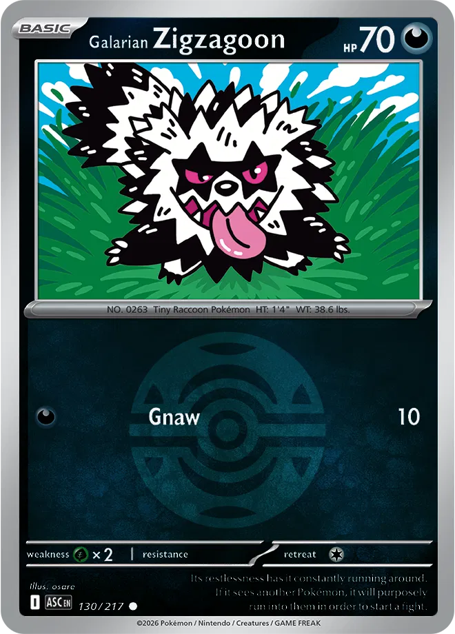 #130 Galarian Zigzagoon