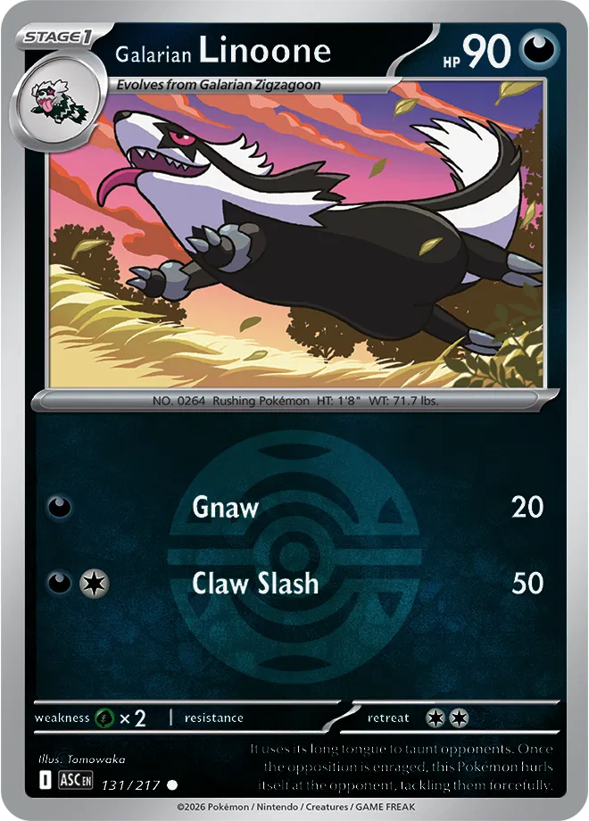 #131 Galarian Linoone
