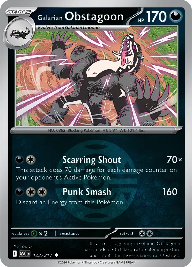 #132 Galarian Obstagoon