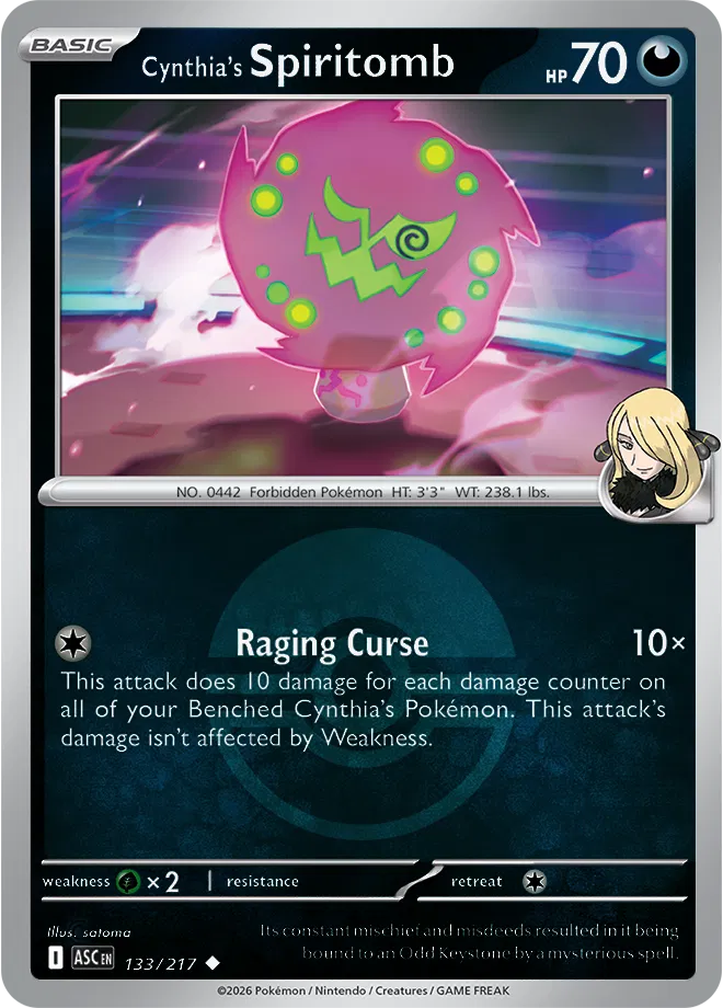 #133 Cynthia's Spiritomb
