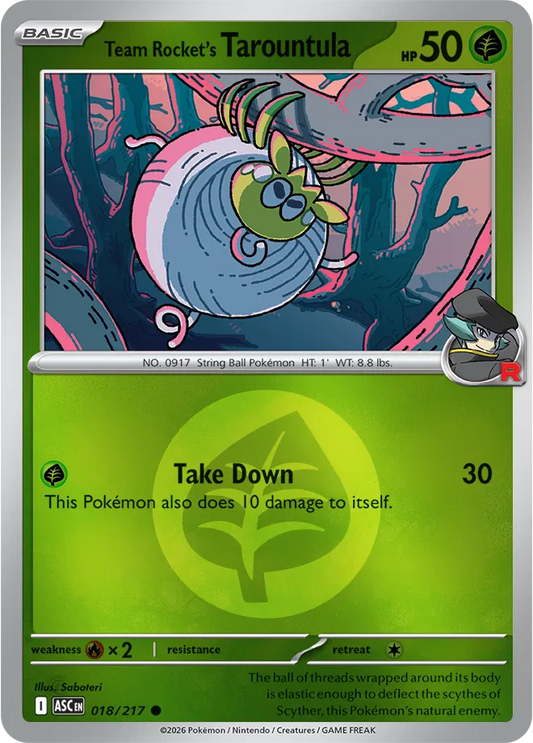 #018 Team Rocket's Tarountula