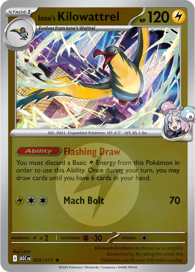 #072 Iono's Kilowattrel