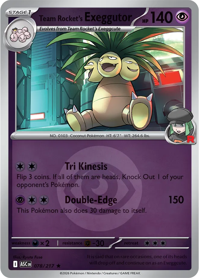 #078 Team Rocket's Exeggutor