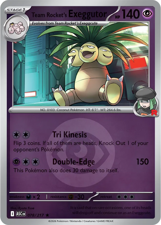 #078 Team Rocket's Exeggutor