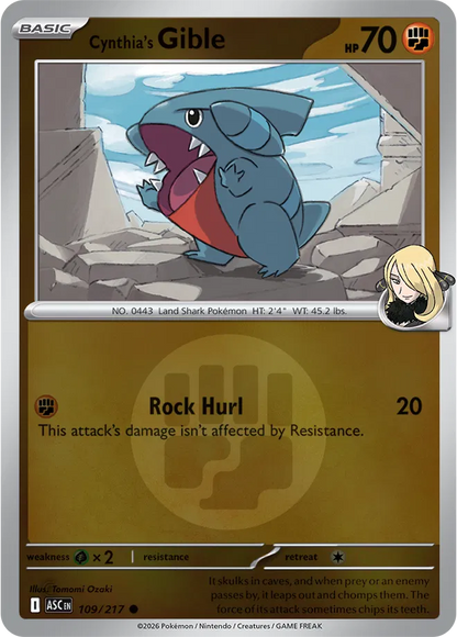 #109 Cynthia's Gible