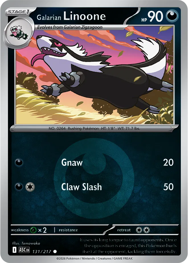 #131 Galarian Linoone