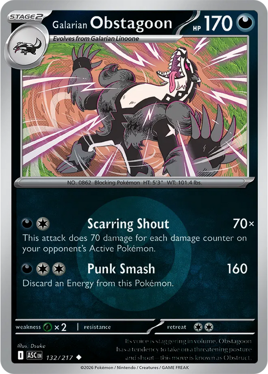 #132 Galarian Obstagoon