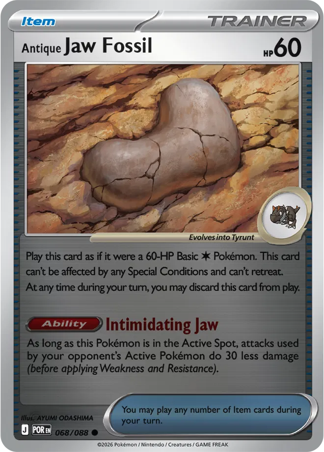 #068 Antique Jaw Fossil