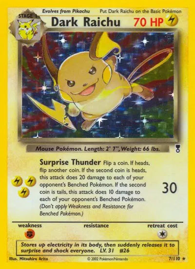 #007 Dark Raichu