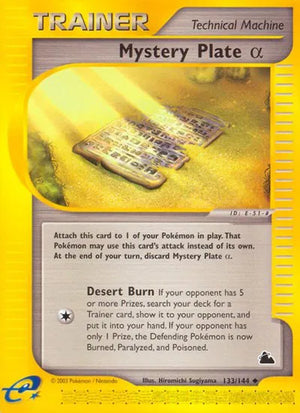 #133 Mystery Plate Alpha
