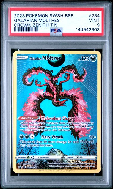 #284 Galarian Moltres - Psa 9
