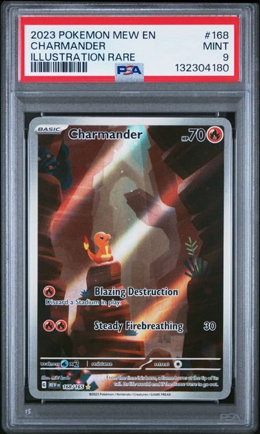 #168 Charmander - PSA 9